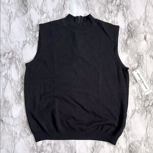 Alfred Dunner NWT women’s size large petite mock neck sleeveless sweater vest